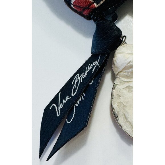 VERA BRADLEY Key Coin Purse - Retired Pattern Kensington Brown Paisley - Picture 5 of 6